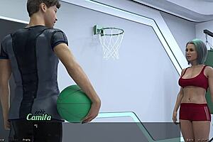 Stranded in space femdom mistress gives kisses to teen