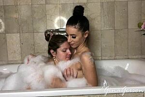 nelly kent and gina gerson fucking in bathroom