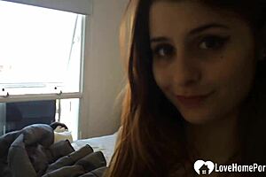 Why are you watching me masturbate like that, beautiful stepdaughter?