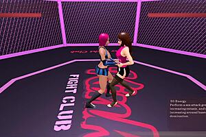 Kinky Fight Club Round T1R25: Roxy Cox Battles Nagini In Anime Hentai Action