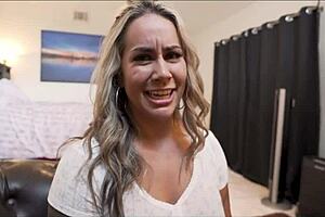 i can't believe my hot blonde aunt is teaching me all about sex ed, it's so intense