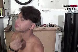 Behind the scenes with rodrigo bruno and lucas angel in backroom.