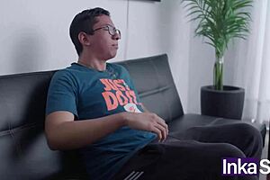 I'm filming our homemade sex, the blonde is riding my cock till she orgasms and I cum on her face