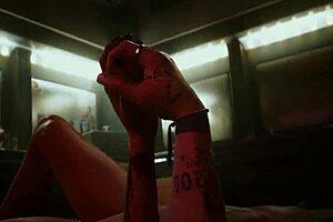 i'm judy and johnny silverhand had a hidden sex scene with cumshot