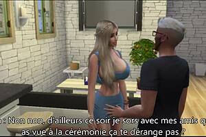 The first episode of The Drama Franais in The Sims 4
