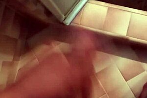 stroking my big cock for women