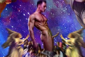 delightful rimming and blowjob on big cock