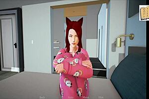 my new family episode with redhead blonde and small tits