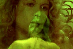 beautiful brunette mia panther teases in retro stockings