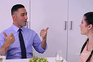 I seduced that inexpirienced stunning teen and fucked her wet tight treasure holes