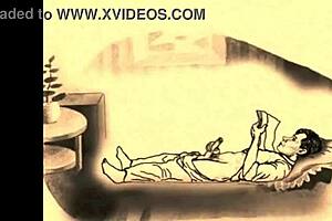 Vintage erotic drawings showcase retro charm in detailed cartoon style