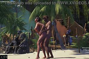 A wild night of dancing and sex with a beautiful girl