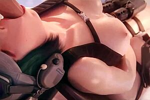 rainbow six siege ela in hentai action