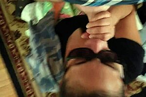 Nasty Latina ex gives a sloppy blowjob and creampie
