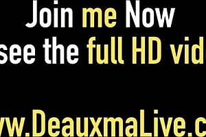Horny housewife Deauxma, bend over for that anal pounding and cum on me!