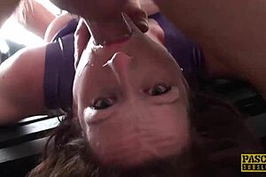 Vivienne Lamour Gets Throated And Rough Cowgirl!