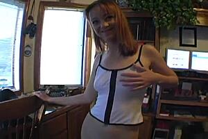 Blonde Tawny Rides Sybian Machine Intensely