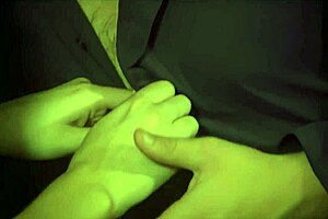 brunette maid threesome with friend