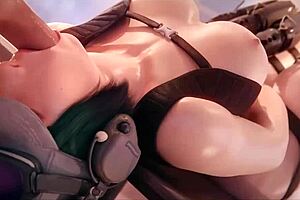 rainbow six siege ela in hentai action