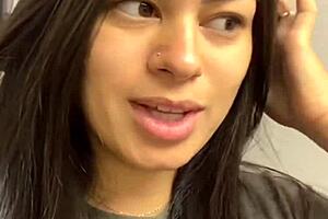 Public airline flight attendant indulges in kinky desires