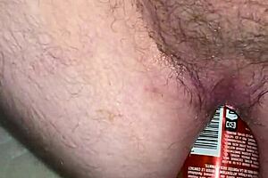 Young and chubby gay man's first time gay anal sex with a big cock to stretch his ass