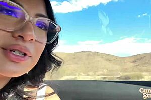 Watch Cami Strella Squirt In Outdoor Car Fuck!