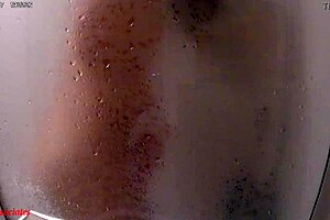 Hidden cam captures amateur action in the shower