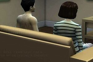 stepmom and son spend time alone in 3d hentai