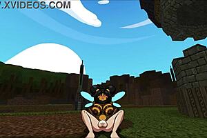 Slooter hentai ep 1 features futanari barbarian heroine banging monster girls