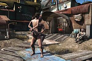 what's going on in fallout 4 diamond city public fucking?