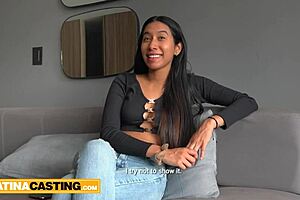 Innocent latina riding big dick?