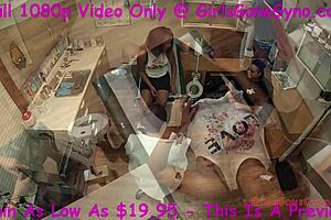 katalina's girlfriend spies on doctor examining nude body