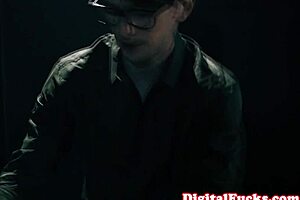 Hairy femdom eva lovia receives blowjob from gimp