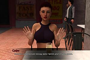 3D animated porn game with big tits and nipples