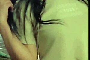 cute ginger student penny pax uses big dildo on wet pussy outdoors