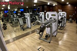 huge ass brazilian slut gets bent over and fucked hard in the gym quickie