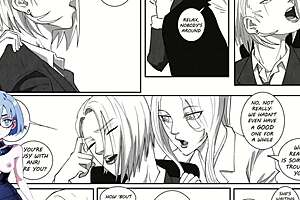 Futa babes have fun in the city in this animated hentai