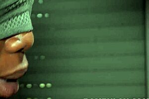 I's a devoted ebony slut givin' head to big white cock.