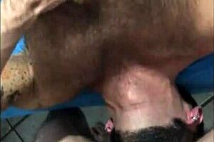 Straight gay sex video with big cock and bareback action