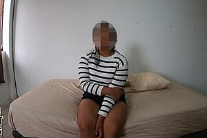 Xiomara’s face covered in cum after a hot interview
