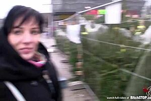 skinny slovak brunette in a pov scene