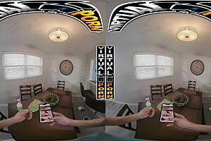 i'm doing the fucking chores with stepmom carmela clutch in vr, her big tits bouncing