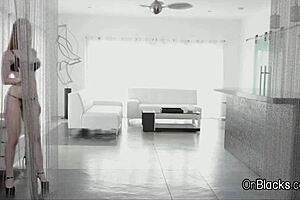 Big Tit Stella Cox Sucks Big Black Dick