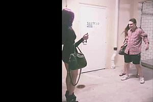 Watch Amadahy and Miskha, the Goddesses, Kick Andrea Dipre Hard in the Balls Outdoors