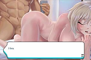 Cartoon porn with gamer girl Clarissa