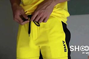 asian gay hunk SHOOTS passionately