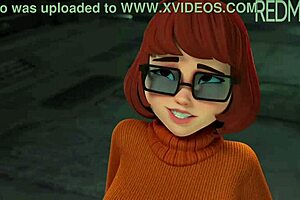 velma scooby doo cartoon adventure by redmoa