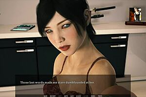 In this game, the curvy girl with huge boobs gets a big cock