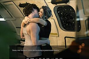 in the unending void, the curvy character explores the game