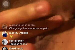 Enjoying the live stream on Instagram